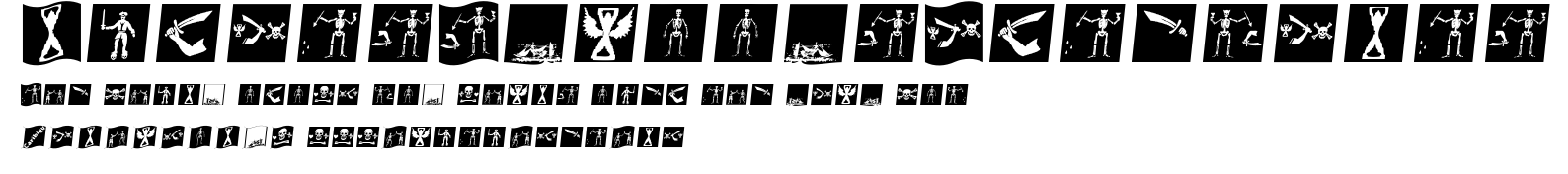 PiratsSymbolsArtefacts.ttf字體轉換器圖片