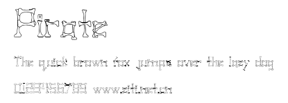 Pirate.ttf字體轉換器圖片