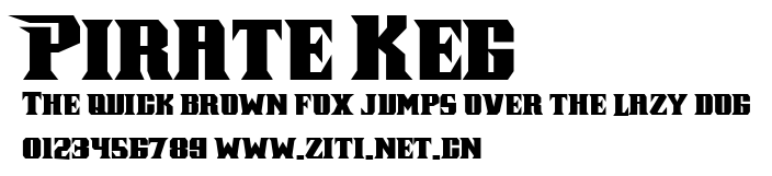 Pirate Keg.ttf字體轉換器圖片