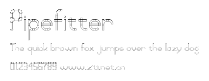Pipefitter.ttf字體轉換器圖片