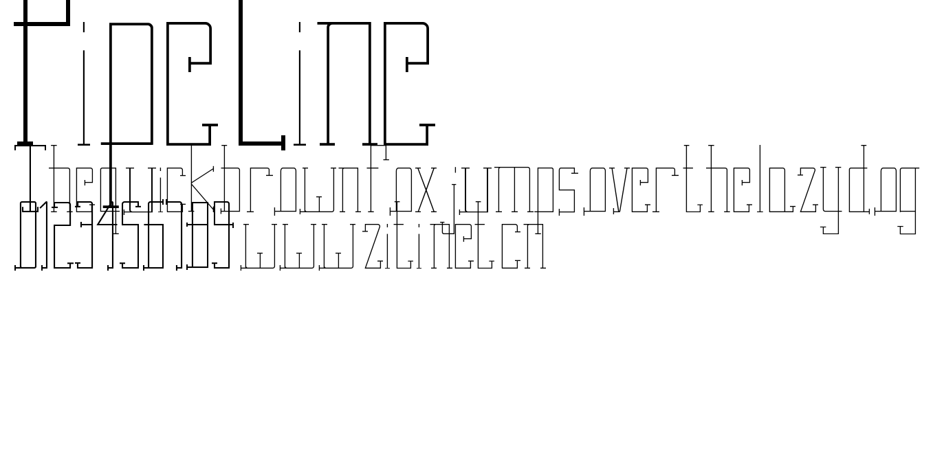 Pipe Line.ttf字體轉換器圖片