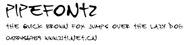 PipeFont2.ttf字體轉換器圖片