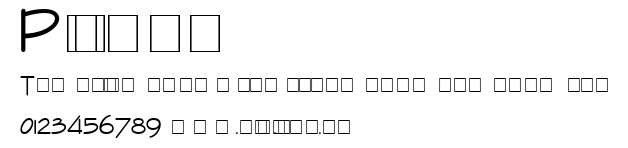 Pinzon.ttf字體轉換器圖片