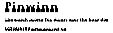 Pinwinn.ttf字體轉換器圖片
