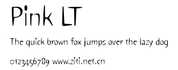 Pink LT.ttf字體轉換器圖片
