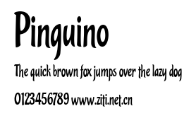 Pinguino.ttf字體轉換器圖片