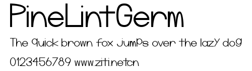 PineLintGerm.ttf字體轉換器圖片