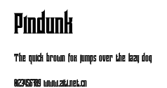 Pindunk.otf字體轉換器圖片