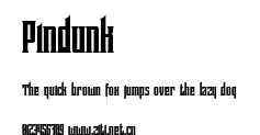 Pindunk.ttf字體轉換器圖片