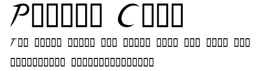 Pincel Caps.ttf字體轉換器圖片