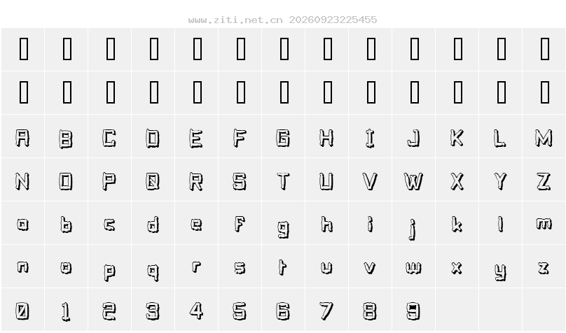 字符映射圖