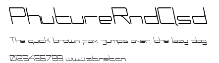 PhutureRndClsd.ttf字體轉換器圖片