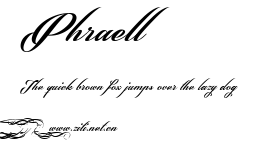 Phraell.ttf字體轉換器圖片
