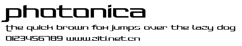 Photonica.ttf字體轉換器圖片