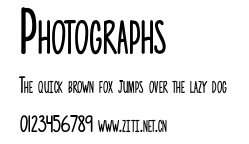 Photographs.ttf字體轉換器圖片