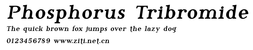 Phosphorus Tribromide.ttf字體轉換器圖片