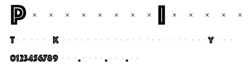 PhosphateInline.ttf字體轉換器圖片