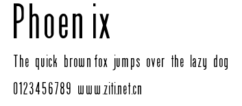 Phoenix.ttf字體轉換器圖片
