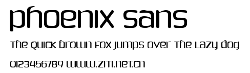 Phoenix Sans.ttf字體轉換器圖片