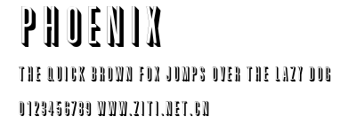 Phoenix.ttf字體轉換器圖片