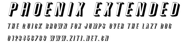 Phoenix Extended.ttf字體轉換器圖片