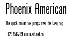 Phoenix American.ttf字體轉換器圖片