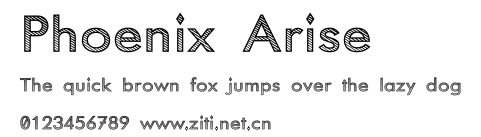 Phoenix Arise.ttf字體轉換器圖片