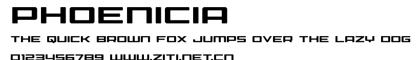Phoenicia.ttf字體轉換器圖片