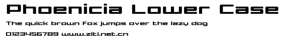 Phoenicia Lower Case.ttf字體轉換器圖片