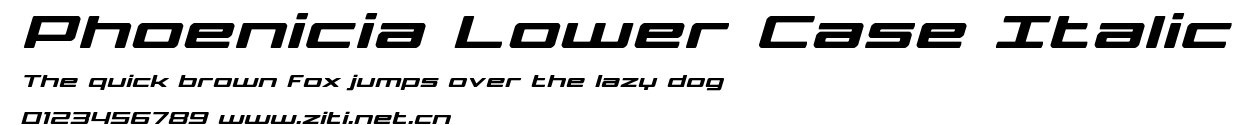 Phoenicia Lower Case Italic.ttf字體轉換器圖片