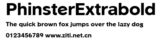 PhinsterExtrabold.ttf字體轉換器圖片