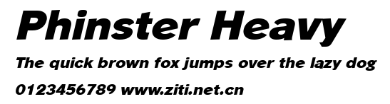 Phinster Heavy.ttf字體轉換器圖片