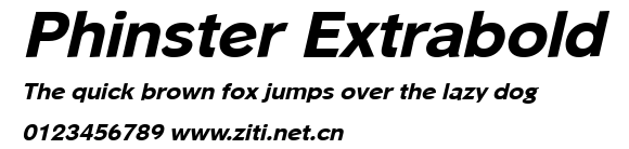Phinster Extrabold.ttf字體轉換器圖片
