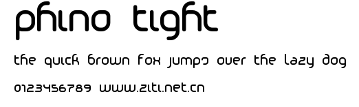 Phino Tight.ttf字體轉換器圖片