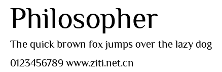 Philosopher.otf字體轉換器圖片