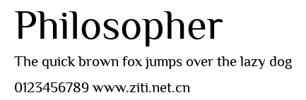 Philosopher.ttf字體轉換器圖片