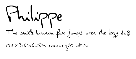 Philippe.ttf字體轉換器圖片