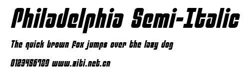 Philadelphia Semi-Italic.ttf字體轉換器圖片