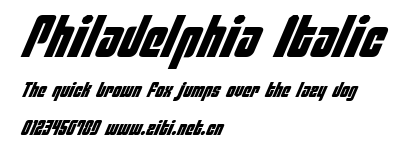 Philadelphia Italic.ttf字體轉換器圖片