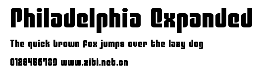 Philadelphia Expanded.ttf字體轉換器圖片