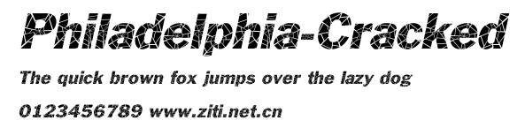 Philadelphia-Cracked.ttf字體轉換器圖片