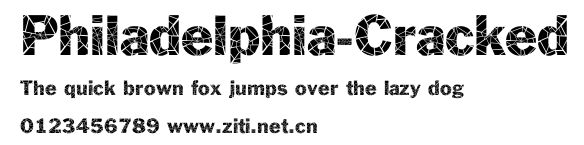Philadelphia-Cracked.ttf字體轉換器圖片