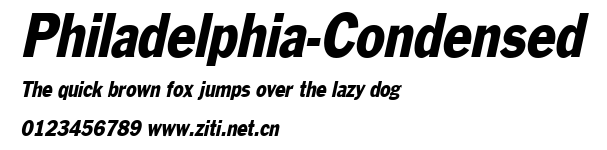 Philadelphia-Condensed.ttf字體轉換器圖片