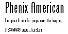 Phenix American.ttf字體轉換器圖片