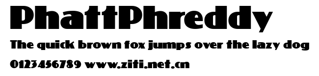 PhattPhreddy.ttf字體轉換器圖片