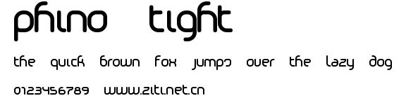 Phino Tight.ttf字體轉換器圖片