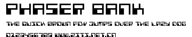 Phaser Bank.ttf字體轉換器圖片