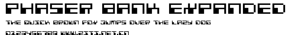 Phaser Bank Expanded.ttf字體轉換器圖片