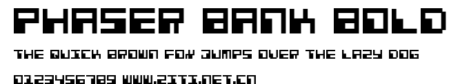 Phaser Bank Bold.ttf字體轉換器圖片