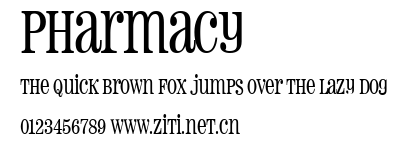 Pharmacy.ttf字體轉換器圖片